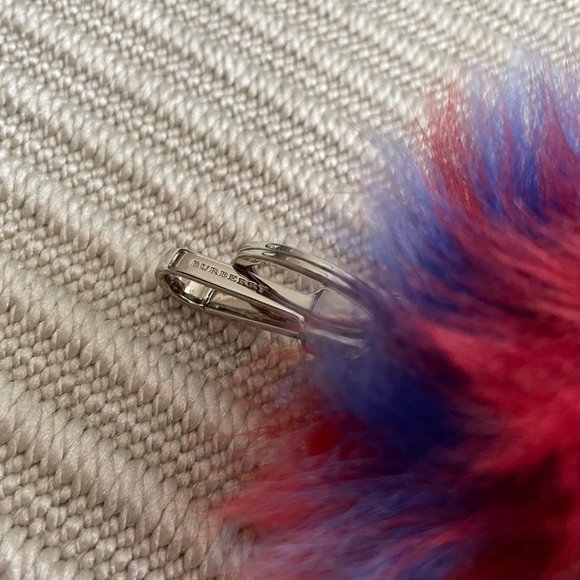 Burberry Thomas Bear Check Cashmere Bag Charm - Picture 4 of 6